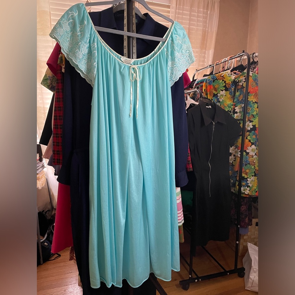 Sabrina for Mervyns Aqua Nightgown